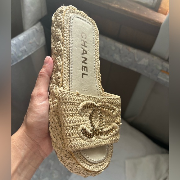 Chanel Beige Espadrilles size 35 - Picture 4 of 13